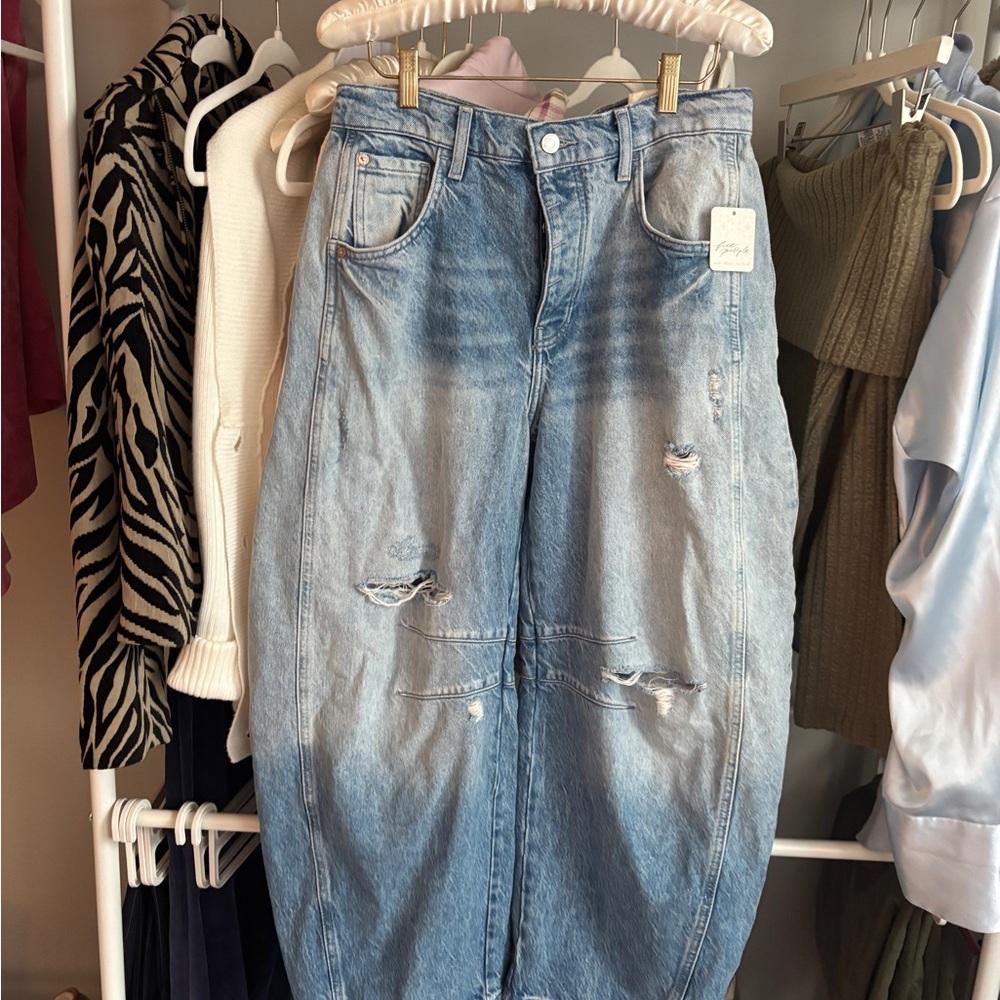 We the free barrel jeans